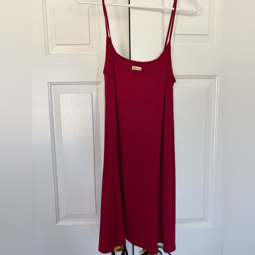 Hollister Red Midi Dress